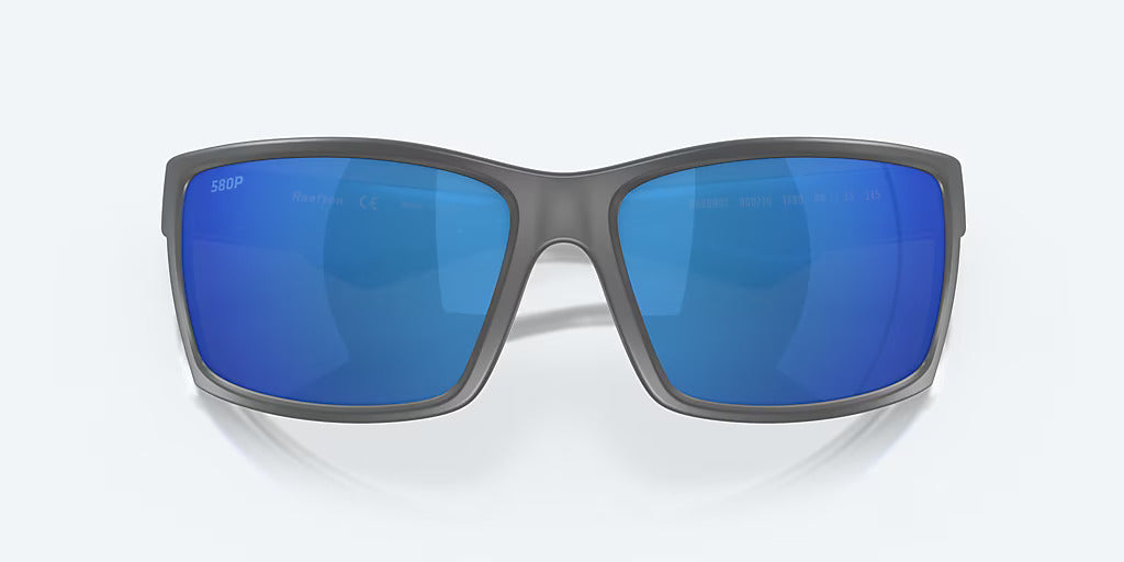 Costa Reefton Sunglasses - Matte Gray/Blue Mirror Costa Del Mar