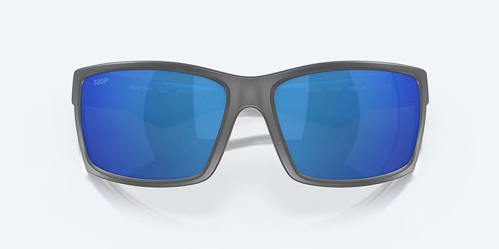 Costa Reefton Sunglasses - Matte Gray/Blue Mirror Costa Del Mar