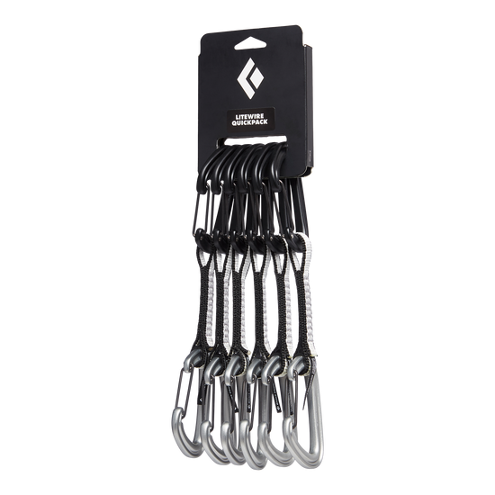 Black Diamond LiteWire Quickpack 12cm 6-pack Light Gray Black Diamond