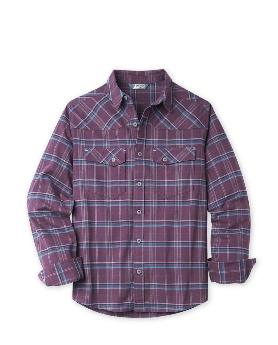 Stio Men's Junction Midweight Flannel Shirt Stio