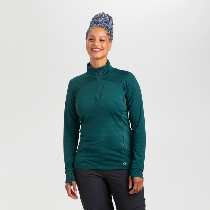 Outdoor Research Women's Vigor Grid Fleece Quarter Zip Outdoor Research