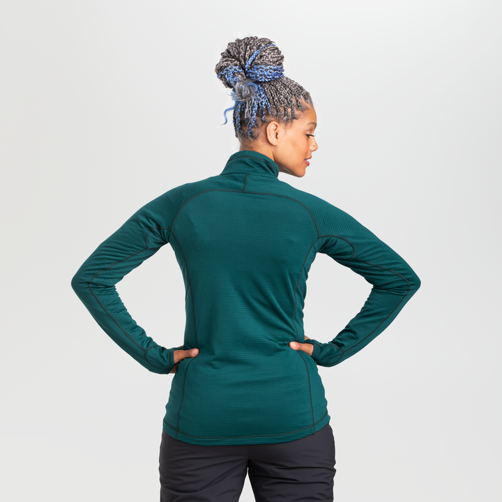 Outdoor Research Women's Vigor Grid Fleece Quarter Zip Outdoor Research