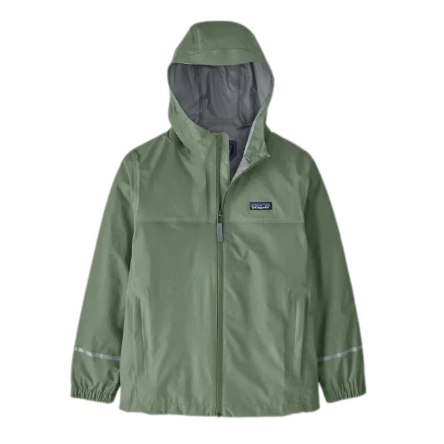 Patagonia green rain jacket clearance