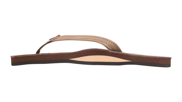 Rainbow Sandals Women's Single Layer Leather Narrow Strap Rainbow Sandals