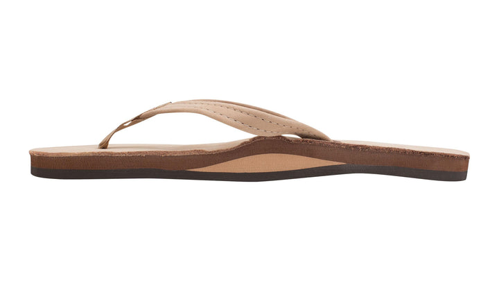 Rainbow Sandals Women's Single Layer Leather Narrow Strap Rainbow Sandals