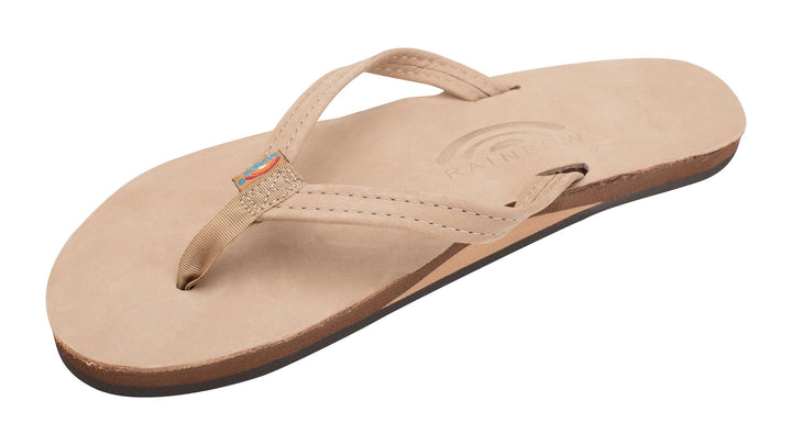 Rainbow Sandals Women's Single Layer Leather Narrow Strap Rainbow Sandals