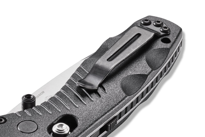 Benchmade Osborne Mini Barrage Axis Drop Point Knife Black Benchmade