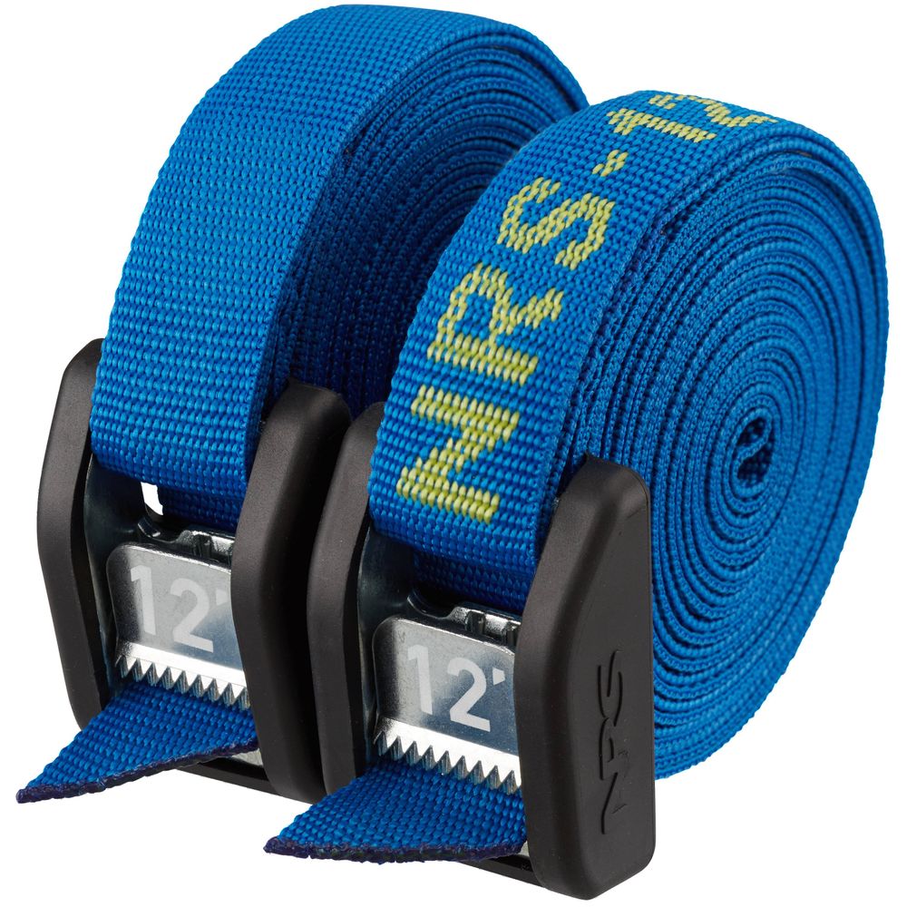 NRS Buckle Bumper Straps 12' Pair - Iconic Blue NRS