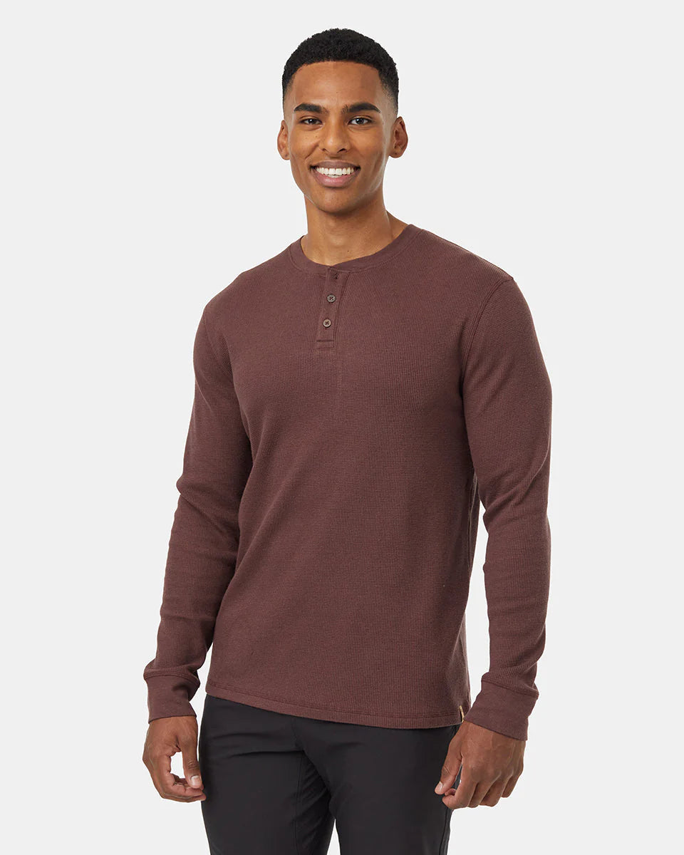 Tentree Men's TreeWaffle Henley Longsleeve Tentree