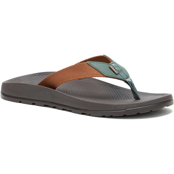 Chaco Mens Lowdown Slide Teal Brown Sandal Chaco Lowdown Slide Sandal - Men main image 4