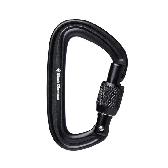 Black Diamond Liteforge Screwgate Carabiner Black Black Diamond