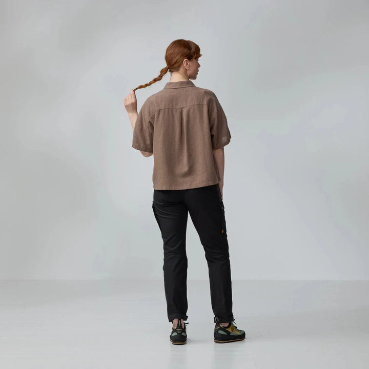 Fjallraven Women's Ovik Hemp Camp Shirt Short Sleeve Fjallraven