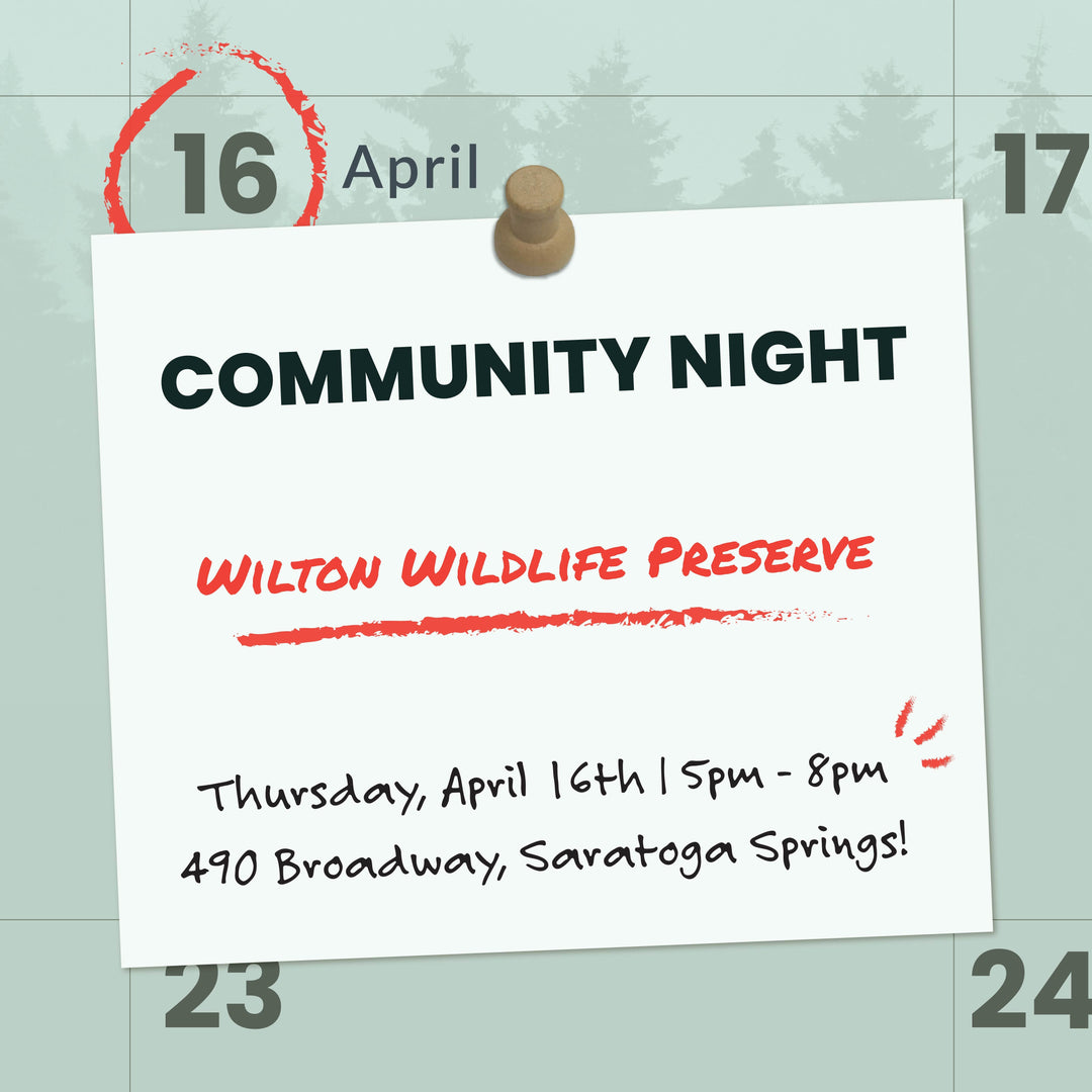 COMMUNITY NIGHT, 4/16: Wilton Wildlife Preserve! Saratoga Outdoors