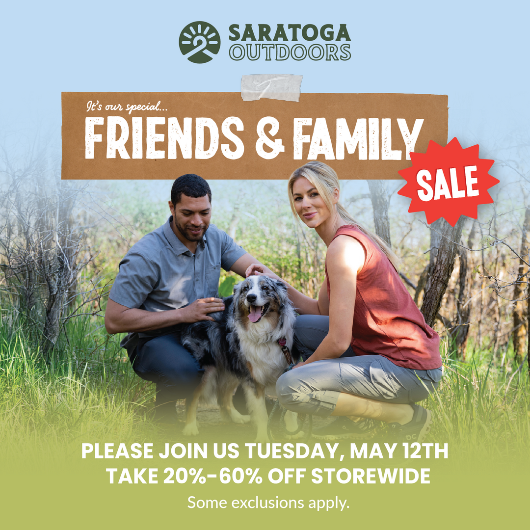 Stop by Our Friends & Family Sale Tuesday, 5/12!