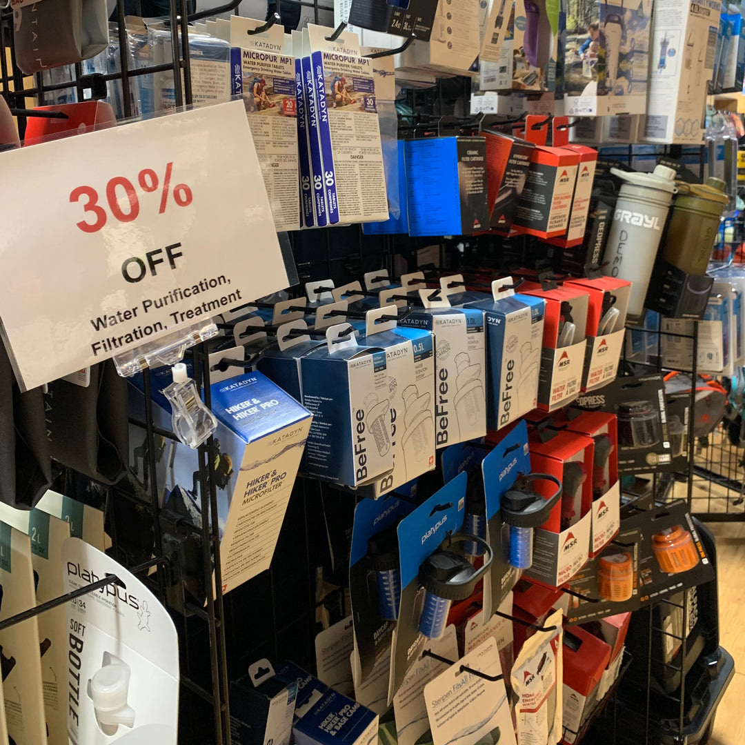 Water Filtration/Treatment is 30% OFF Through 4/30! (in-store only)