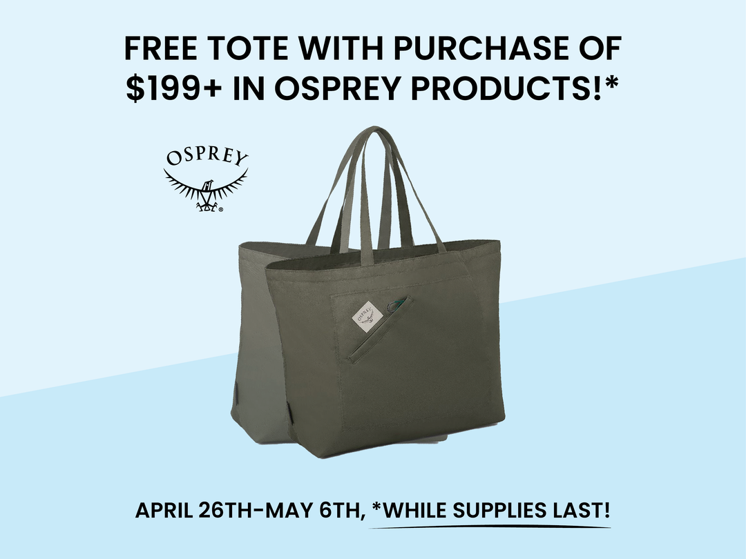 Free Osprey Gift with Purchase 4/26-5/6!