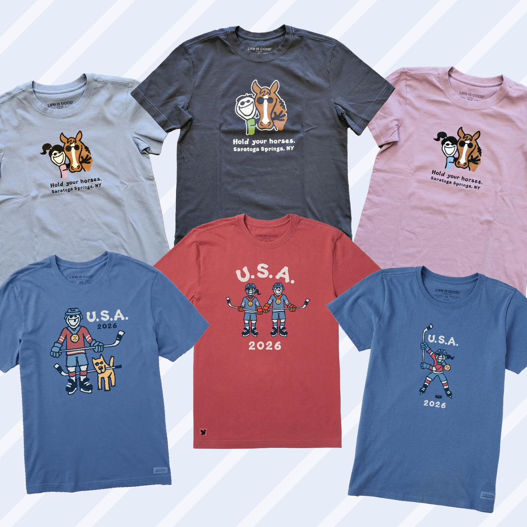 NOW AVAILABLE: Select Life is Good Tees! Saratoga Outdoors