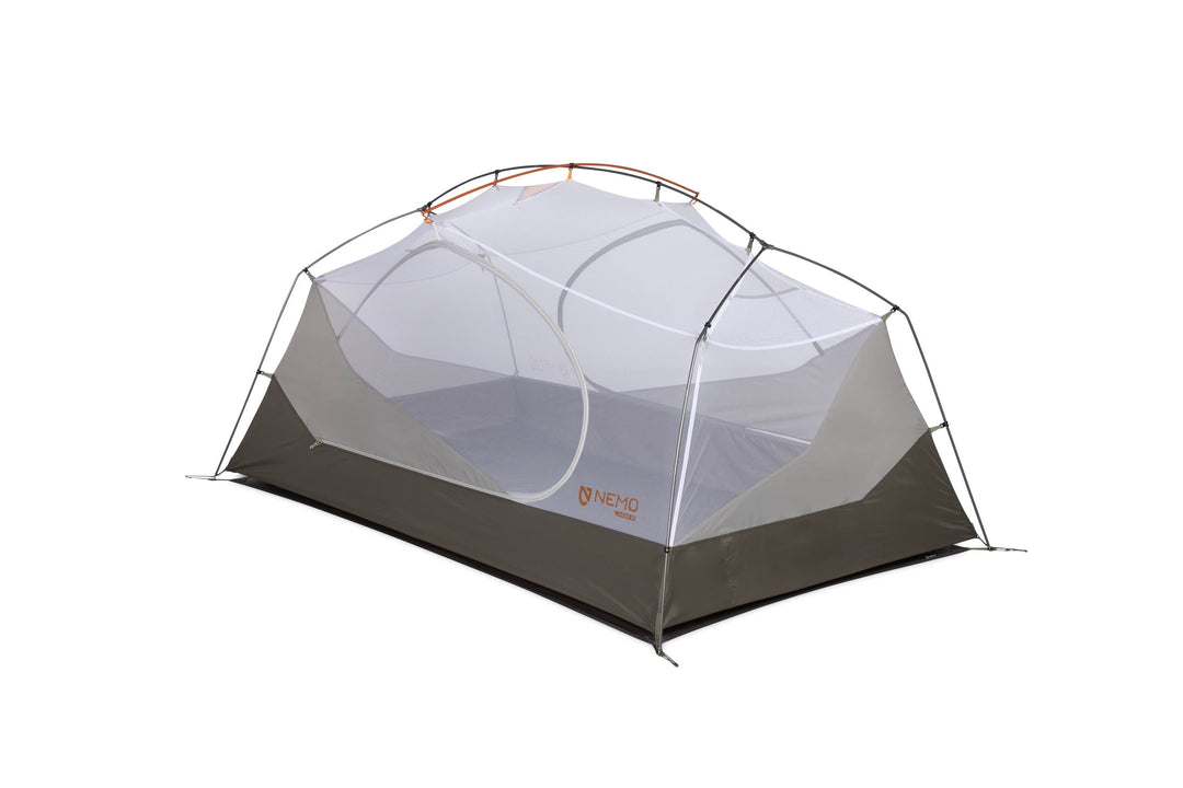 Nemo Aurora 2P Tent & Footprint V2 (Fog/Smokey Olive) Nemo Equipment