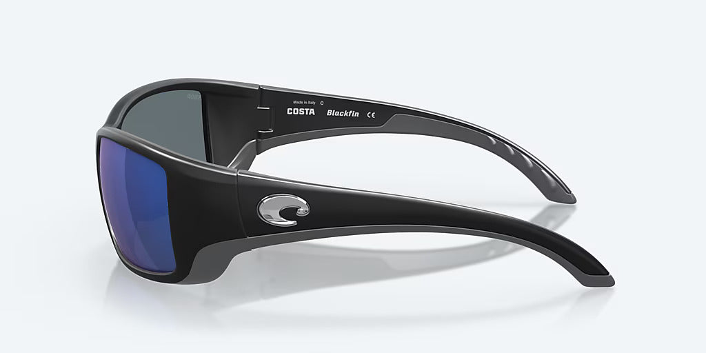 Costa Blackfin Sunglasses - Matte Black/Blue Mirror