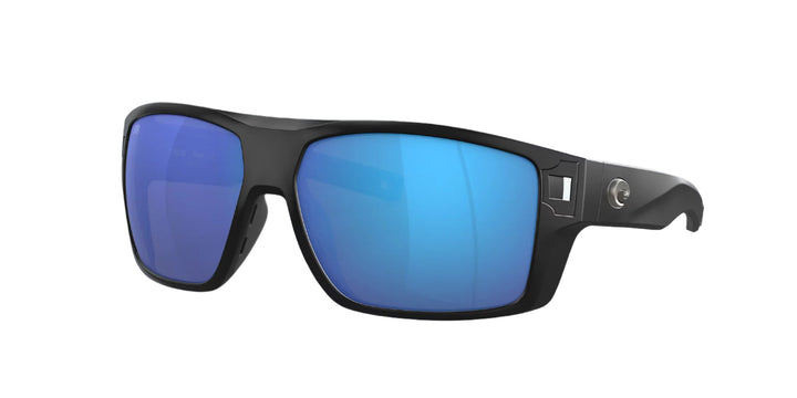 Costa Diego Matte Black Blue Mirror - 580P