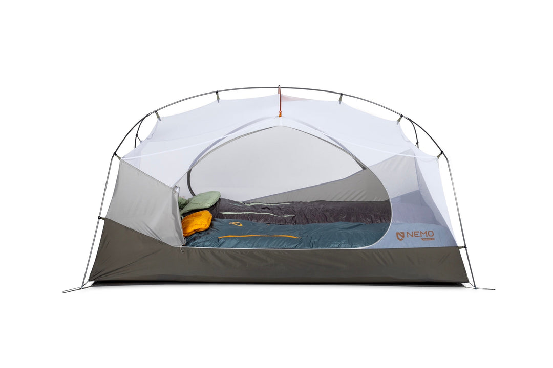 Nemo Aurora 2P Tent & Footprint V2 (Fog/Smokey Olive) Nemo Equipment