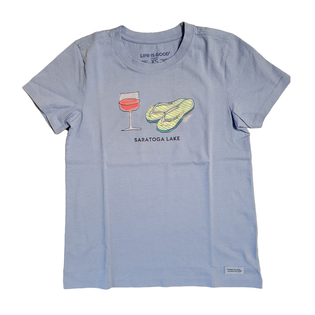 Life is Good Women's Name Drop Short Sleeve Life is Good