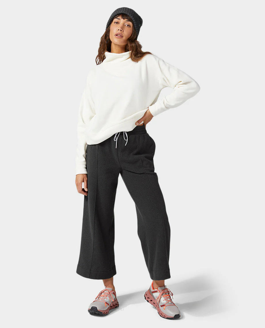 Stio Women's Turpin Fleece Wide Crop Pant Stio