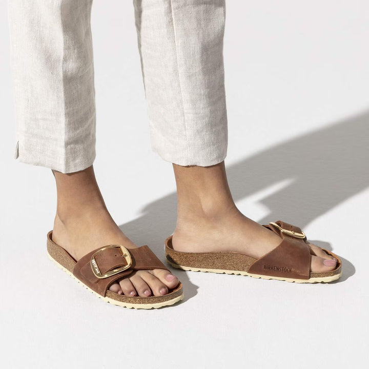 BIRKENSTOCK Women's Madrid Big Buckle Oiled Leather Birkenstock