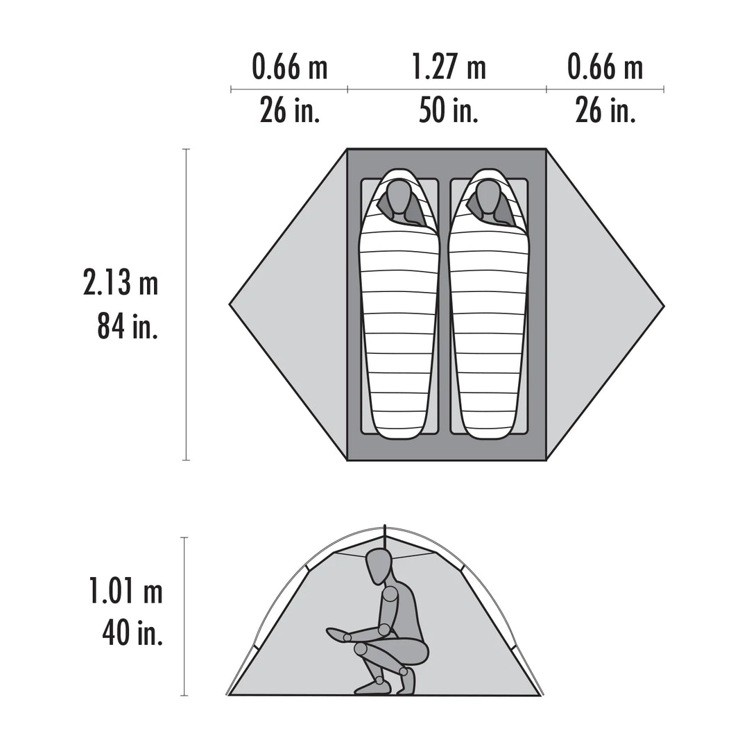 MSR Hubba Hubba 2-Person Backpacking Tent