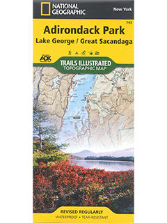 National Geographic Adirondack Park Topographical Maps - Saratoga Outdoors