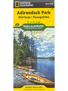 National Geographic Adirondack Park Topographical Maps - Saratoga Outdoors