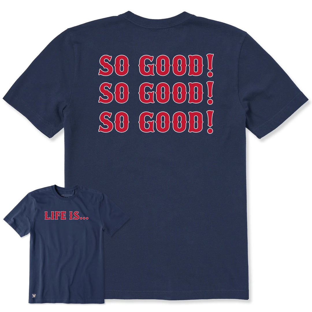 Life is Good Men's So Good Crusher Short Sleeve Life is Good