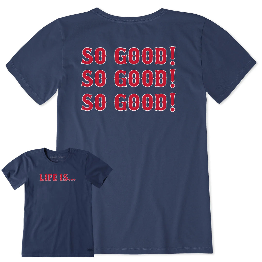 Life is Good Women's So Good Crusher Short Sleeve Life is Good