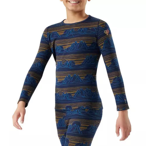 Smartwool Kids' Classic Thermal Merino Base Layer Crew SmartWool