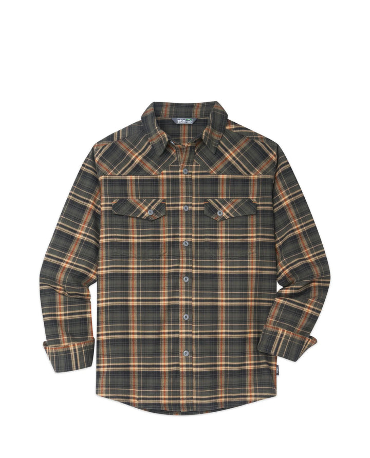 Stio Men's Junction Midweight Flannel Shirt Stio