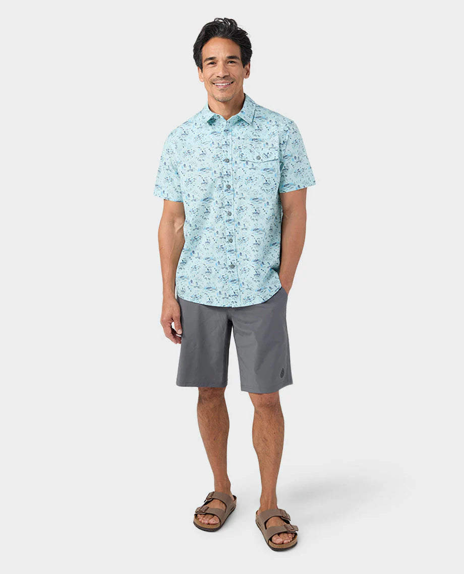Stio Men's Curtis Camp Shirt Short Sleeve Stio
