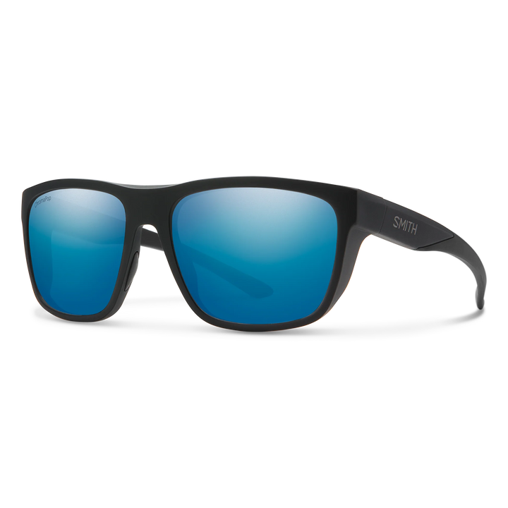 Smith Optics Barra Sunglasses (Glass Matte Black/Polarized Blue Mirror) Smith Optics