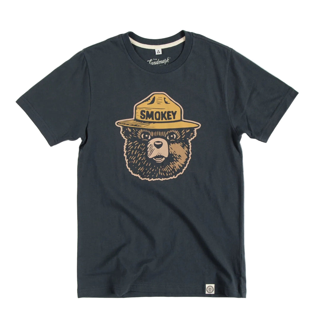 The Landmark Project Unisex Smokey Bear Logo Short Sleeve Tee Landmark Project
