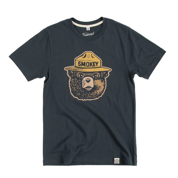 The Landmark Project Unisex Smokey Bear Logo Short Sleeve Tee Landmark Project