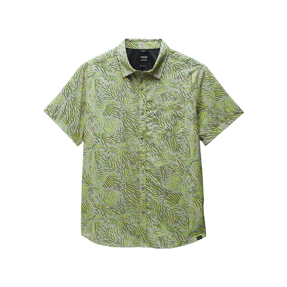 Prana Men's Lost Sol Printed Short Sleeve Shirt Prana