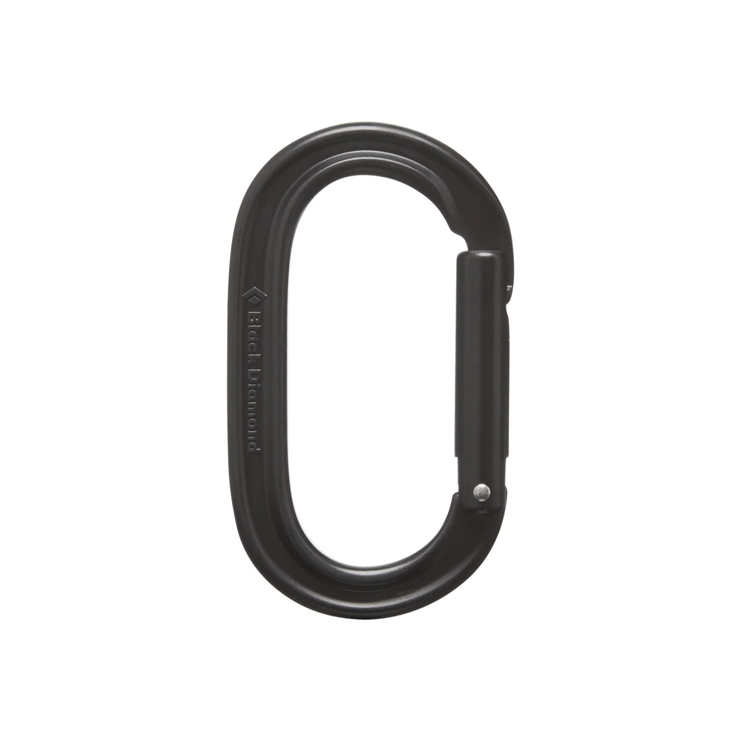 Black Diamond Oval Keylock Carabiner (Black) Black Diamond