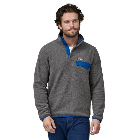 Mens snap fleece pullover on sale