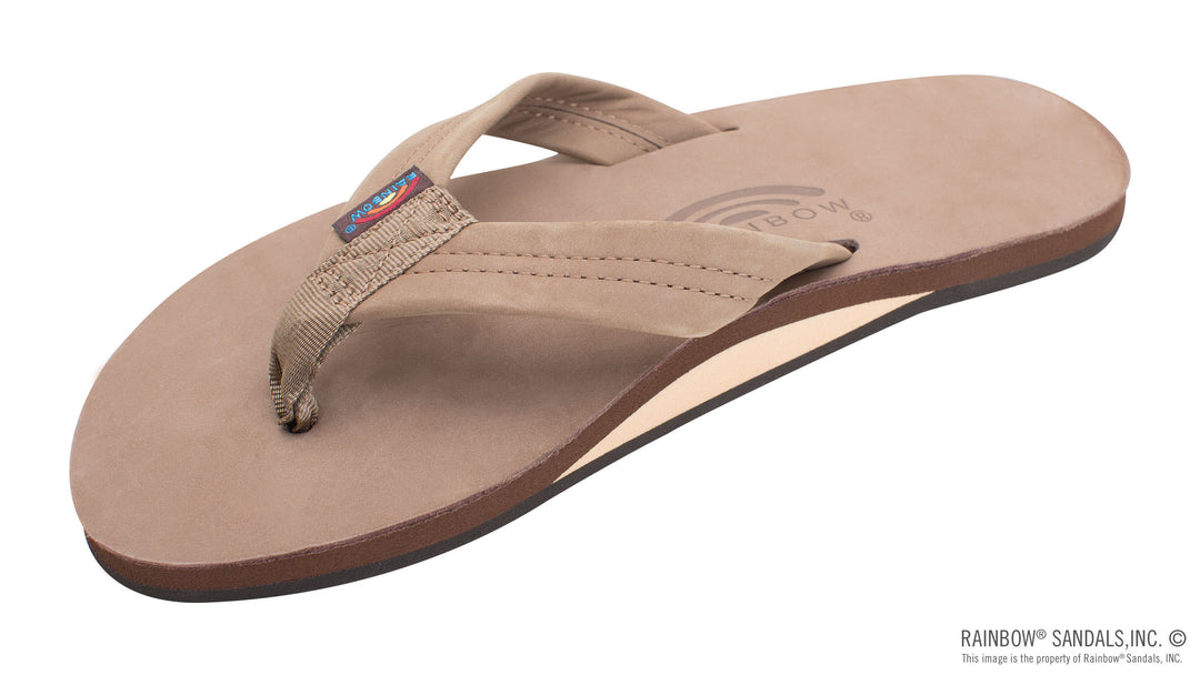 Rainbow Sandals Men's Single Layer Leather Rainbow Sandals