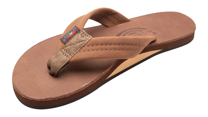 Rainbow Sandals Women's Single Layer Leather Rainbow Sandals
