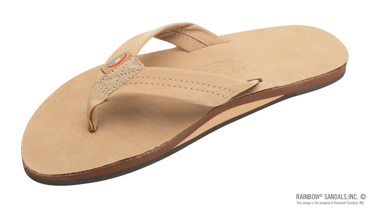 Rainbow Sandals Men's Single Layer Leather Rainbow Sandals