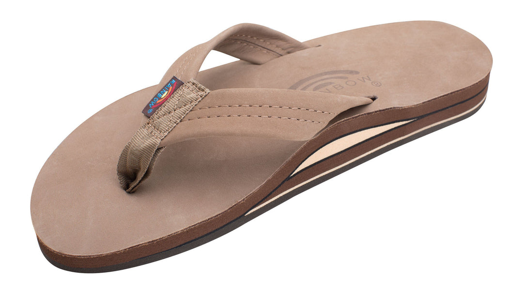 Rainbow Sandals Men's Double Layer Leather Rainbow Sandals