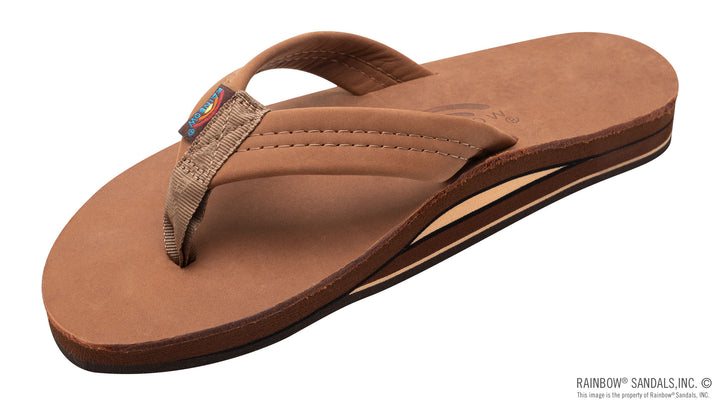 Rainbow Sandals Men's Double Layer Leather Rainbow Sandals