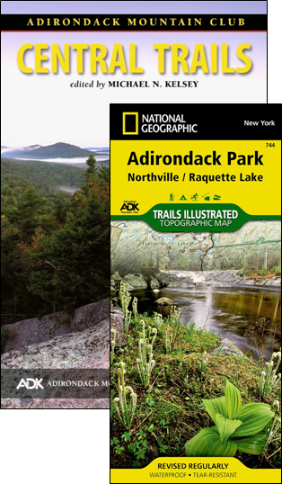Adirondack Mountain Club Hiking Guide Book & Map Pack Adirondack Mountain Club