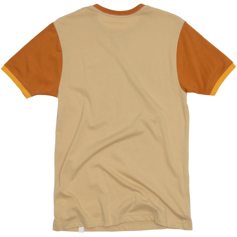 The Landmark Project Unisex Give a Hoot Short Sleeve Colorblock Ringer Tee Landmark Project