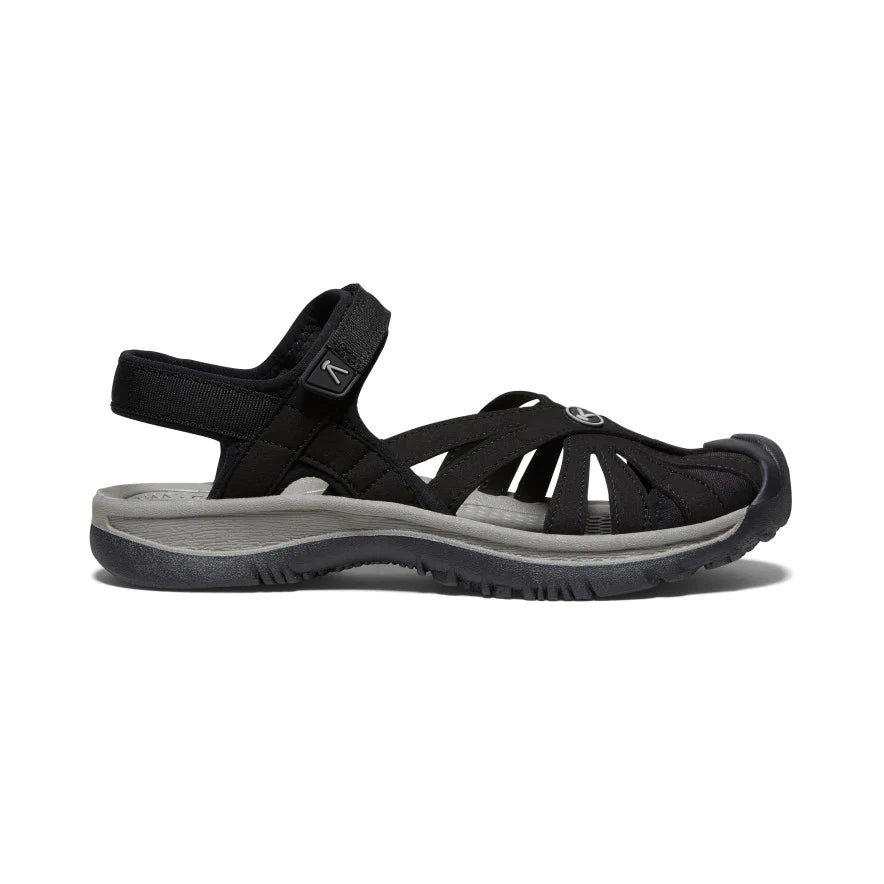 Keen Rose Sandal Women S Black Neutral Gray 7.5